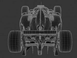 f2 mp motorsport 2019 3D Model