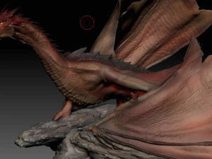 dragon sculpture for 3d print 3D Model