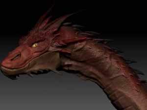 dragon sculpture for 3d print 3D Model