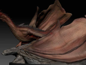 dragon sculpture for 3d print 3D Model