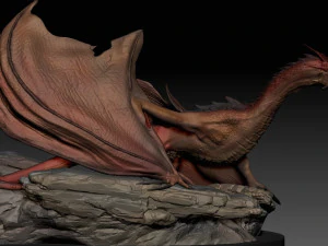 dragon sculpture for 3d print 3D Model