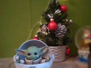 Baby-Yoda-Skulptur f&uuml;r 3D-Druck 3D Modell