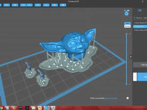 Baby-Yoda-Skulptur f&uuml;r 3D-Druck 3D Modell