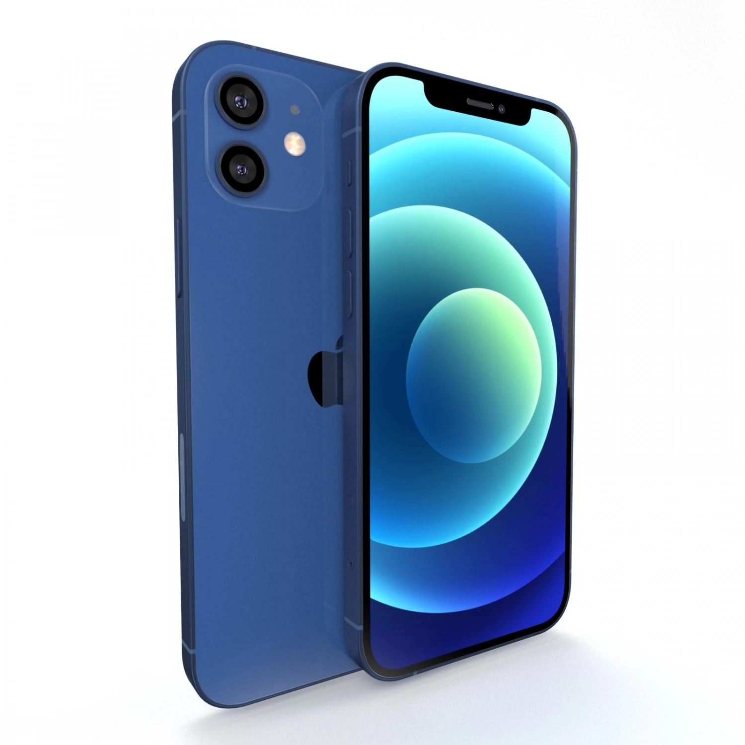 apel iphone 12 - elemen 3d Model 3D .c4d .max .obj .3ds .fbx .stl .blend 