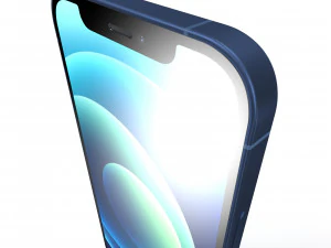 apel iphone 12 - elemen 3d Model 3D