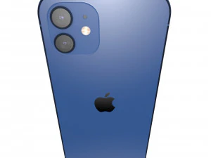 apel iphone 12 - elemen 3d Model 3D