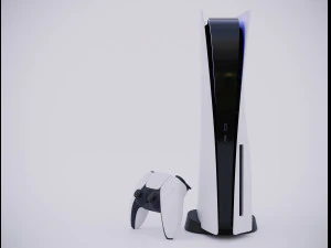 sony playstation 5 - element 3d 3D Model