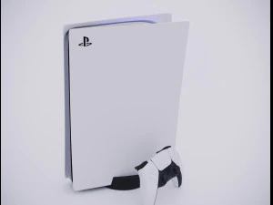 sony playstation 5 - element 3d 3D Model