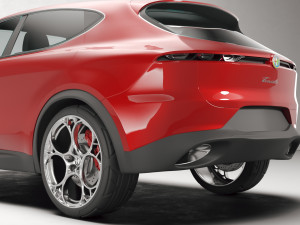 Alfa Romeo Tonale 2019 concept 3D Model
