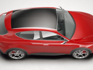 Alfa Romeo Tonale 2019 concept 3D Model
