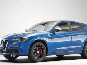 Alfa Romeo Stelvio Quadrifoglio 2018 3D Model