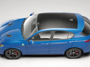 Alfa Romeo Stelvio Quadrifoglio 2018 3D Model