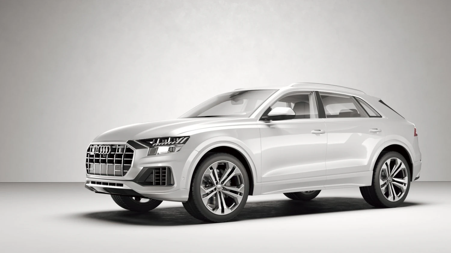 Audi Q8 2019 3D Model .c4d .max .obj .3ds .fbx .stl .blend 