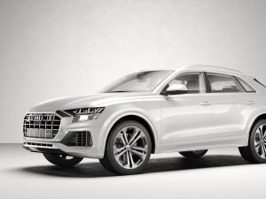 Audi Q8 2019 3D Model