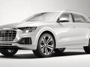 Audi Q8 2019 3D Model