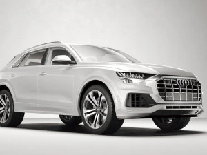 Audi Q8 2019 3D Model
