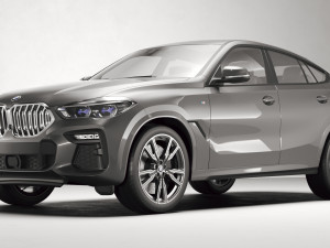 Suv X6M 2020 3D 模型
