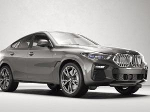 Suv X6M 2020 3D 模型