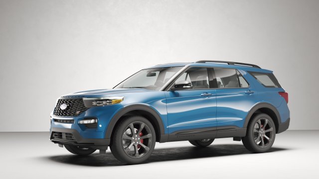 Suv Explorer ST 2020 Modelo 3D .c4d .max .obj .3ds .fbx .stl .blend 