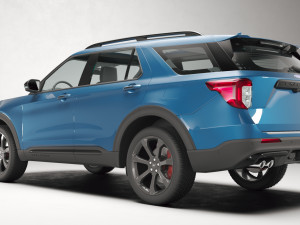 Suv Explorer ST 2020 Modelo 3D