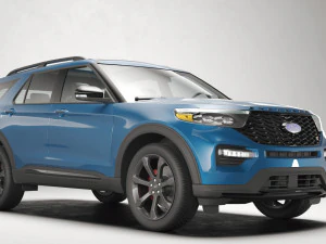 Suv Explorer ST 2020 Modelo 3D