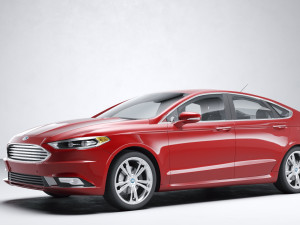 Sedan Fusion Titanium 2017 3D Model