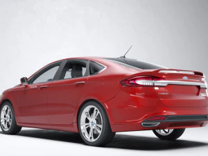 Sedan Fusion Titanium 2017 3D Model