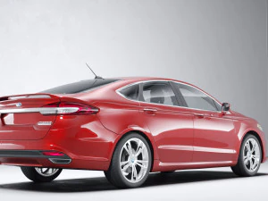Sedan Fusion Titanium 2017 3D Model