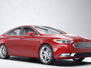 Sedan Fusion Titanium 2017 Modèle 3D