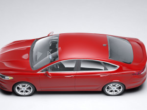 Sedan Fusion Titanium 2017 Modèle 3D