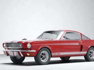 Muscle car Mustang 350GT 1969 3D Model