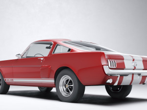 Muscle car Mustang 350GT 1969 Modèle 3D