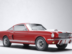 Muscle car Mustang 350GT 1969 Modèle 3D