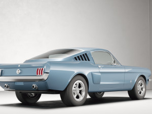 Muscle car Mustang Fastback 1965 3D Модель