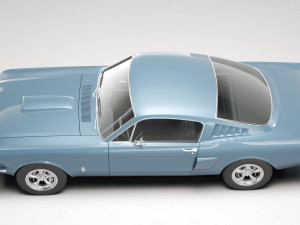 Muscle car Mustang Fastback 1965 3D Модель