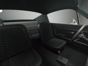 Muscle car Mustang Fastback 1965 3D Model
