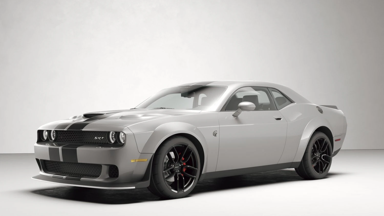 Dodge Challenger STR 2018 3D Model .c4d .max .obj .3ds .fbx .stl .blend 