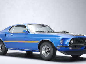 Classic Muslce Mach1 351 1969 Modello 3D