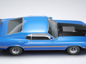 Classic Muslce Mach1 351 1969 Modello 3D