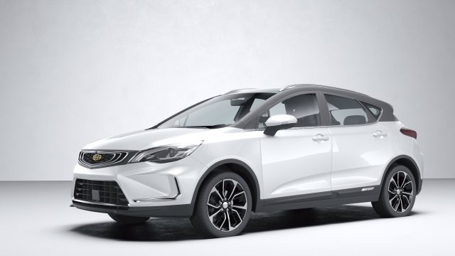 Geely Emgrand GS Dynamic 2019 Model 3D .c4d .max .obj .3ds .fbx .stl .blend 