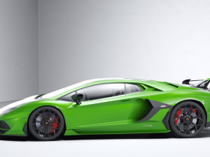 Supercar Aventador SVJ 3D Model