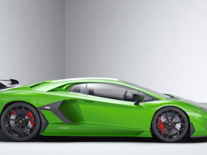 Supercar Aventador SVJ 3D Model