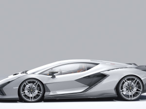 Supercar Sian 2020 3D मॉडल