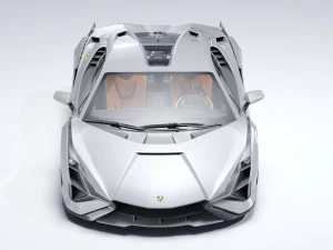 Supercar Sian 2020 3D Model