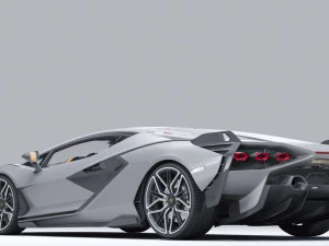 Supercar Sian 2020 3D Model