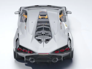 Supercar Sian 2020 3D Model