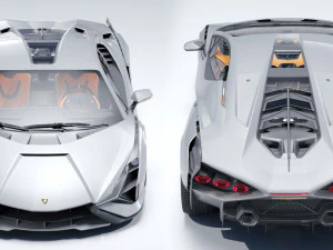 Supercar Sian 2020 3D Model