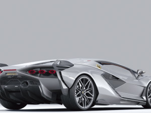 Supercar Sian 2020 3D मॉडल