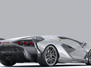 Supercar Sian 2020 3D Model