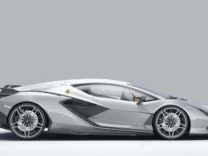 Supercar Sian 2020 3D मॉडल